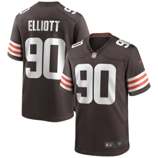 Men's Cleveland Browns Jordan Elliott Nike Brown Game Jersey