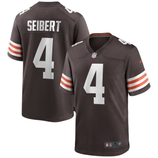 Men's Cleveland Browns Austin Seibert Nike Brown Game Jersey