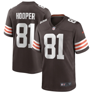 Men's Cleveland Browns Austin Hooper Nike Brown Game Jersey