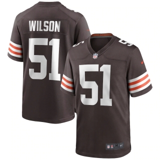 Men's Cleveland Browns Mack Wilson Nike Brown Game Jersey