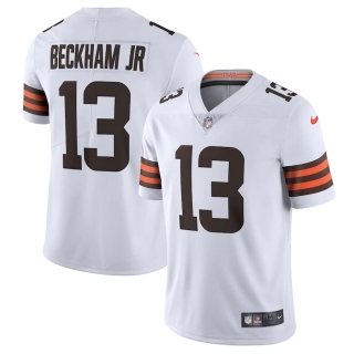 Men's Cleveland Browns Odell Beckham Jr Nike White Vapor Limited Jersey