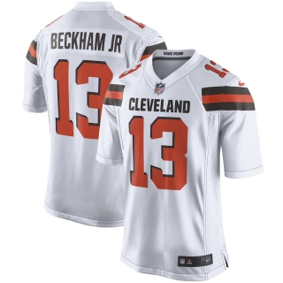 Men's Cleveland Browns Odell Beckham Jr Nike White Game Jersey