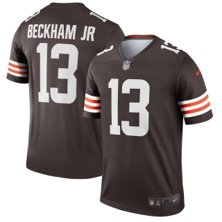 Men's Cleveland Browns Odell Beckham Jr Nike Brown Legend Jersey