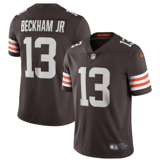 Men's Cleveland Browns Odell Beckham Jr Nike Brown Vapor Limited Player Jersey