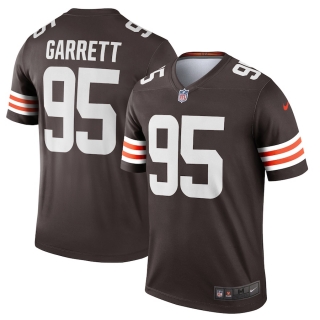 Men's Cleveland Browns Myles Garrett Nike Brown Legend Player Jersey