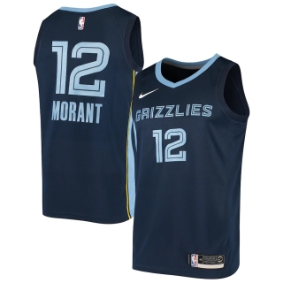 Men's Memphis Grizzlies Ja Morant Nike Navy Swingman Jersey