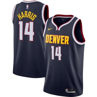Men's Denver Nuggets Gary Harris Nike Navy 2020-21 Swingman Jersey - Icon Edition