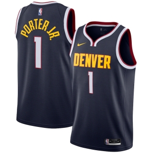 Men's Denver Nuggets Michael Porter Jr Nike Navy 2020-21 Swingman Jersey – Icon Edition