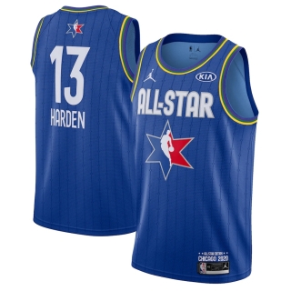 Men's James Harden Jordan Brand Blue 2020 NBA All-Star Game Swingman Finished Jersey