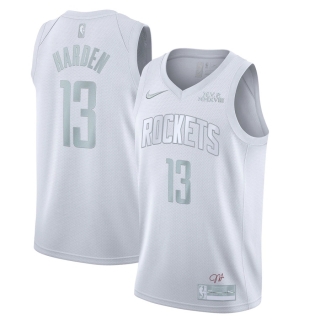 Men's Houston Rockets James Harden Nike White MVP Swingman Jersey - Statement Edition
