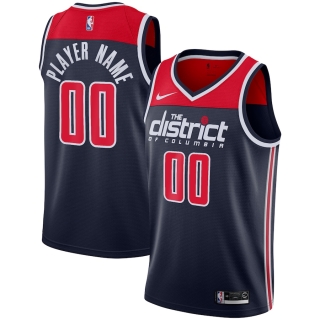 Men's Washington Wizards Nike Navy 2019-20 Custom Swingman Jersey - Statement Edition