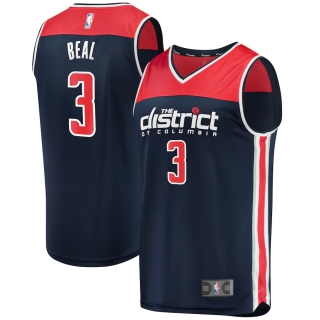 Men's Washington Wizards Bradley Beal Fanatics Branded Navy Fast Break Replica Jersey - Statement Edition