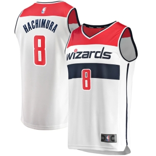Men's Washington Wizards Rui Hachimura Fanatics Branded White 2019-20 Fast Break Replica Player Jersey - Association Edition
