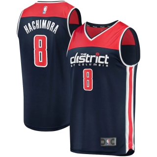 Men's Washington Wizards Rui Hachimura Fanatics Branded Navy 2019-20 Fast Break Replica Player Jersey - Statement Edition