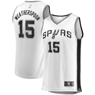 Men's San Antonio Spurs Quinndary Weatherspoon Fanatics Branded White Fast Break Replica Player Jersey - Association Edition