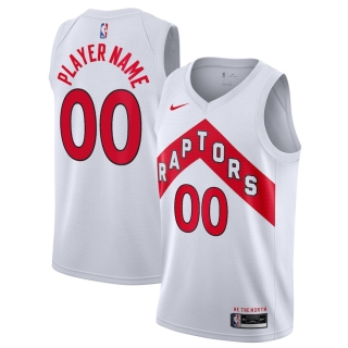 Men's Toronto Raptors Nike White 2020-21 Swingman Custom Jersey – Association Edition
