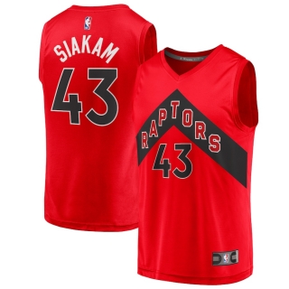 Men's Toronto Raptors Pascal Siakam Fanatics Branded Red 2020-21 Fast Break Replica Player Jersey - Icon Edition