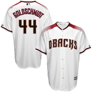 Men's Arizona Diamondbacks Paul Goldschmidt Majestic White Big & Tall Alternate Cool Base Replica Player Jersey