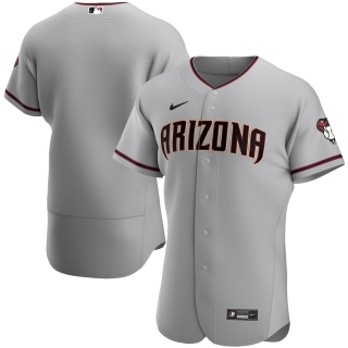 Men's Arizona Diamondbacks Nike Gray Road 2020 Authentic Team Jersey