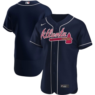 Men's Atlanta Braves Nike Navy Alternate 2020  Authentic Team Jersey
