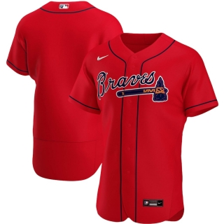 Men's Atlanta Braves Nike Red Alternate 2020 Authentic Team Jersey