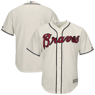 Men's Atlanta Braves Majestic Cream 2019 Alternate Cool Base Team Jersey