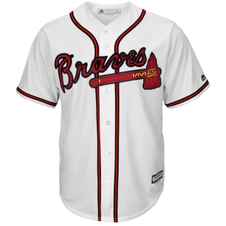 Men's Atlanta Braves Majestic White Home Cool Base Team Jersey