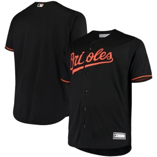 Men's Baltimore Orioles Black Big & Tall Replica Alternate Team Jersey