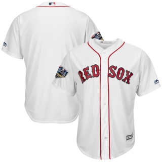 Men's Boston Red Sox Majestic White 2018 World Series Cool Base Team Jersey