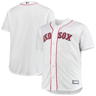 Men's Boston Red Sox White Big & Tall Home Replica Team Jersey