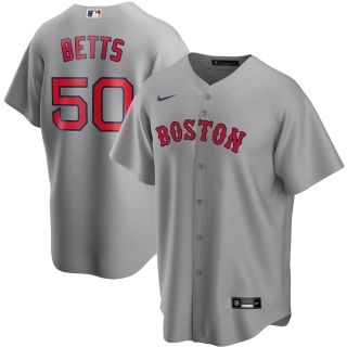 Men's Boston Red Sox Mookie Betts Nike Gray Road 2020 Replica Player Jersey