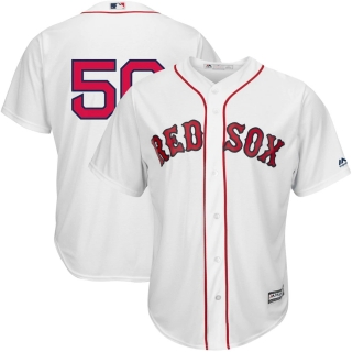 Men's Boston Red Sox Mookie Betts Majestic White Home Official Replica Cool Base Player Jersey