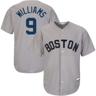 Men's Boston Red Sox Ted Williams Gray Road Cooperstown Collection Replica Player Jersey