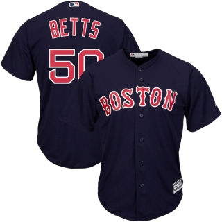 Men's Boston Red Sox Mookie Betts Majestic Navy Big & Tall Alternate Cool Base Replica Player Jersey