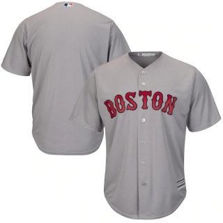 Men's Boston Red Sox Majestic Gray Road Cool Base Team Jersey