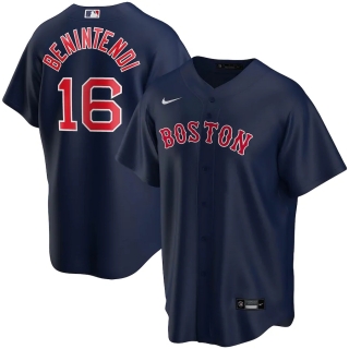 Men's Boston Red Sox Andrew Benintendi Nike Navy Alternate 2020 Replica Player Jersey