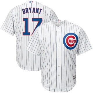 Men's Chicago Cubs Kris Bryant Majestic White Big & Tall Alternate Cool Base Replica Player Jersey