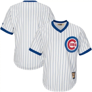 Men's Chicago Cubs Majestic White Home Big & Tall Cooperstown Cool Base Jersey