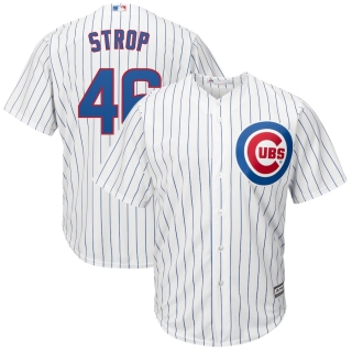 Men's Chicago Cubs Pedro Strop Majestic Home White Cool Base Replica Player Jersey