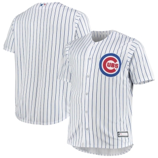 Men's Chicago Cubs White Royal Big & Tall Home Replica Team Jersey