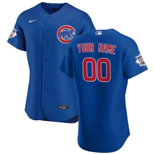 Men's Chicago Cubs Nike Royal 2020 Alternate Authentic Custom Jersey