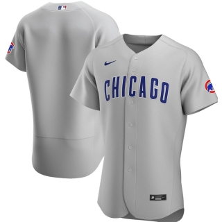 Men's Chicago Cubs Nike Gray Road 2020 Authentic Team Jersey