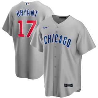 Men's Chicago Cubs Kris Bryant Nike Gray Road 2020 Replica Player Jersey