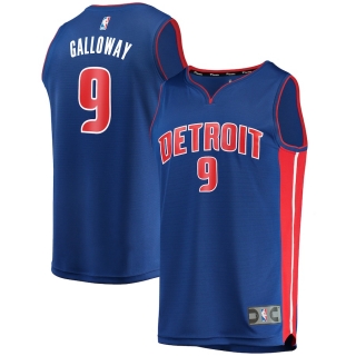 Men's Detroit Pistons Langston Galloway Fanatics Branded Blue Fast Break Replica Player Jersey - Icon Edition