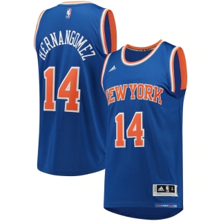 Men's New York Knicks Willy Hernangomez adidas Blue Swingman Jersey