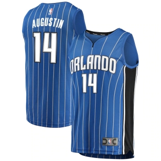 Men's Orlando Magic DJ Augustin Fanatics Branded Blue Fast Break Replica Player Jersey - Icon Edition