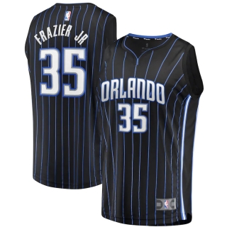 Men's Orlando Magic Melvin Frazier Jr Fanatics Branded Black 2019 Fast Break Replica Jersey - Icon Edition