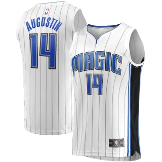 Men's Orlando Magic DJ Augustin Fanatics Branded White Fast Break Replica Player Team Jersey - Association Edition