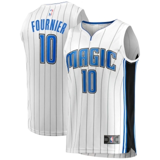 Men's Orlando Magic Evan Fournier Fanatics Branded White Fast Break Jersey - Association Edition