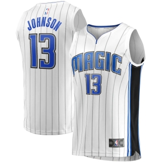 Men's Orlando Magic BJ Johnson Fanatics Branded White Fast Break Player Jersey - Association Edition